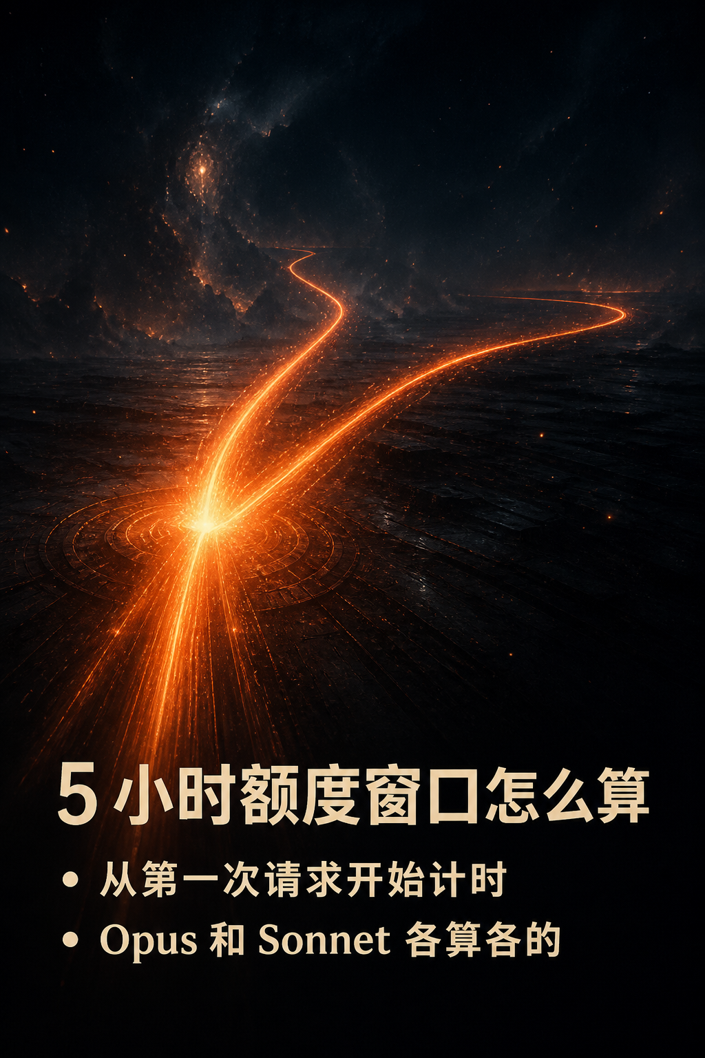 Claude Code 五小时滚动窗口以及 Opus 与 Sonnet 独立配额池示意图